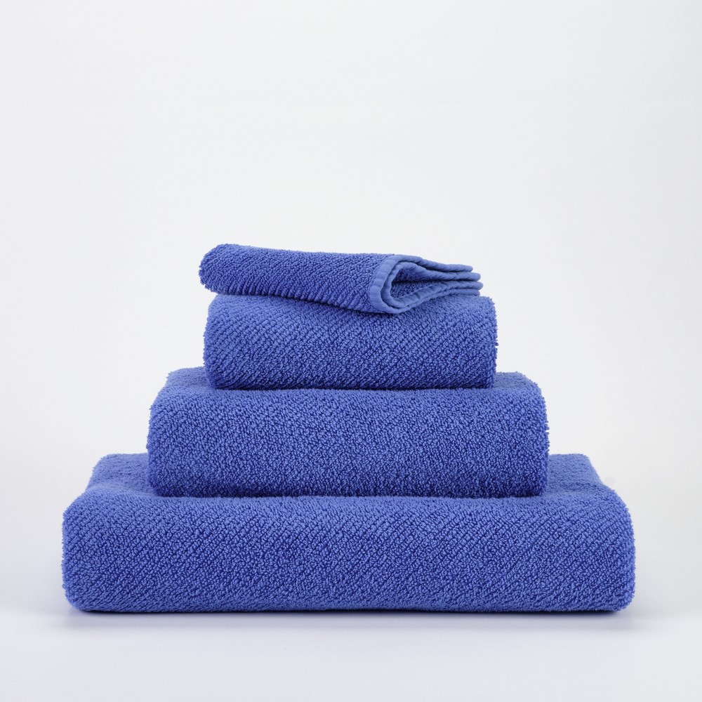 Twill Egyptian Cotton Towels 304 by Designer Abyss & Habidecor in Marina Blue